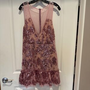 Pink sequins NBD cocktail dress - size L
